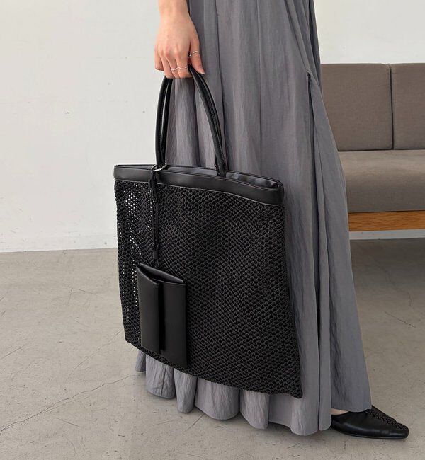  「スクエアメッシュトートバッグ」|トートバッグ|