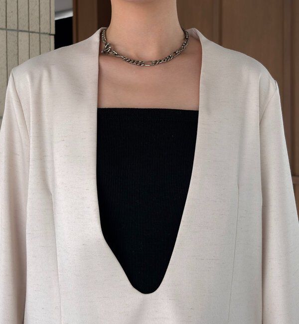  「【tani企画】深Vネックジャケットプルオーバー」|その他|