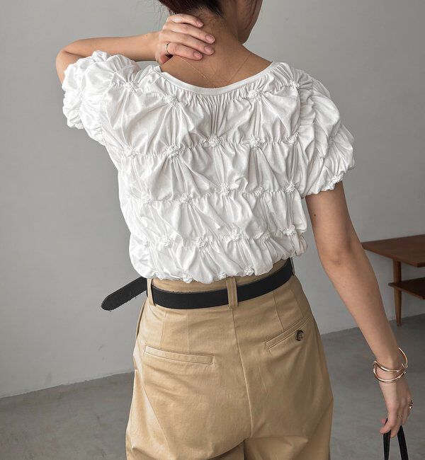  「【新色イエロー・チャコールグレー】シャーリングホイップＴ」|Tシャツ・カットソー|