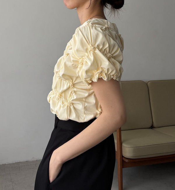  「【新色イエロー・チャコールグレー】シャーリングホイップＴ」|Tシャツ・カットソー|