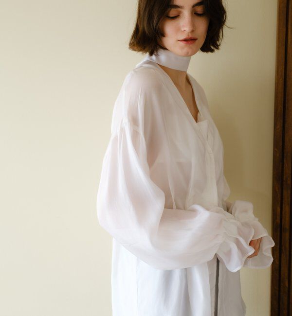  「キュプラタックブラウス」|シャツ・ブラウス|
