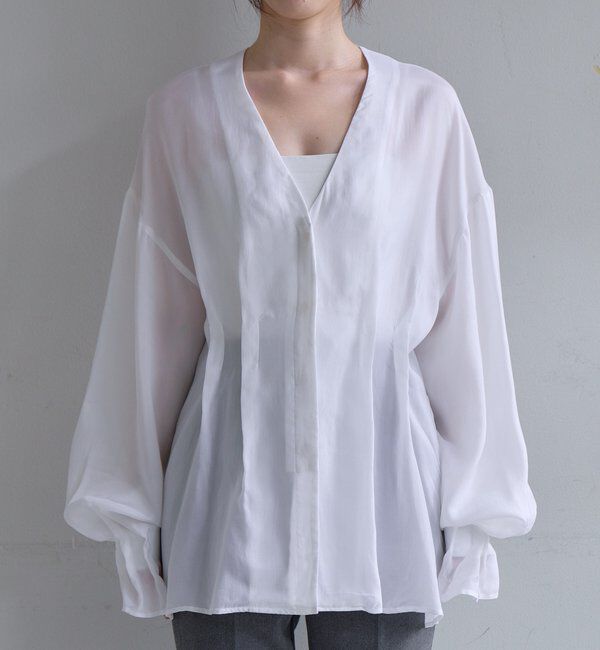  「キュプラタックブラウス」|シャツ・ブラウス|