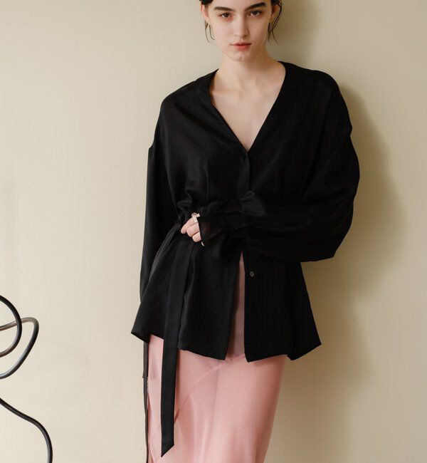  「キュプラタックブラウス」|シャツ・ブラウス|