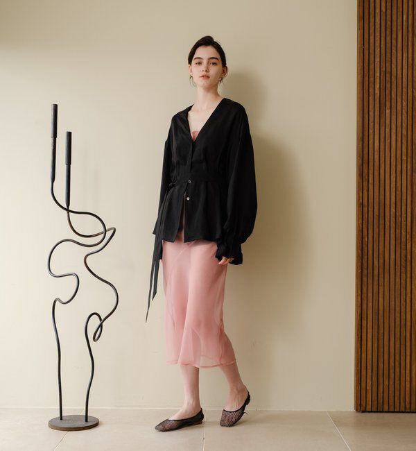  「キュプラタックブラウス」|シャツ・ブラウス|