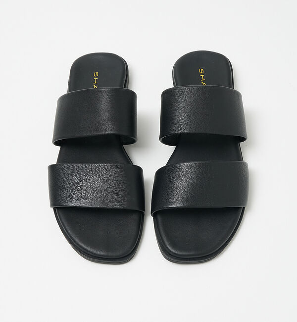 collex「【WEB限定】【SHADDY/シャディー】ダブルバンドサンダル」|サンダル|ブラック