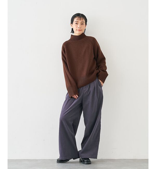 collex「ハイネック2WAYプルオーバー」|ニット・セーター|