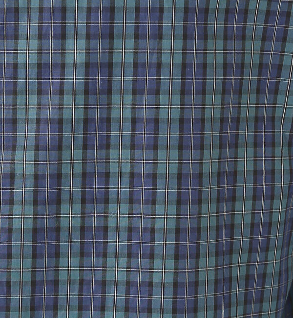 ABAHOUSE「【ミニチェック】スーピマ タイプライター ボタンダウンシャツ」|シャツ・ブラウス|