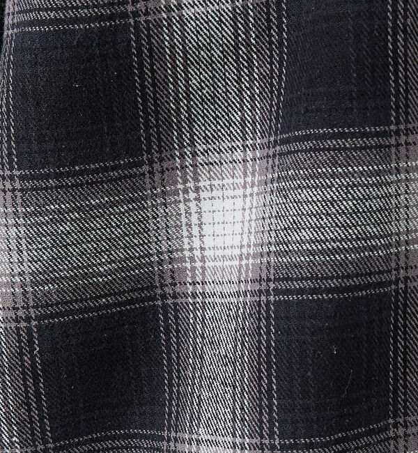 ABAHOUSE「【Dickies / ディッキーズ】オーバーサイズ ネルオンブレチェック ワーク」|シャツ・ブラウス|