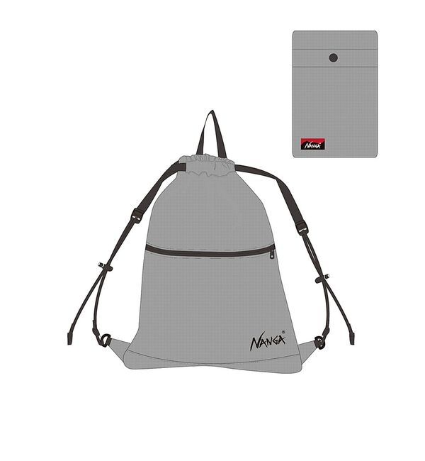 ABAHOUSE「【NANGA/ナンガ】　Fibermax TUL KNAPSACK /ナップサッ」|リュック|グレー
