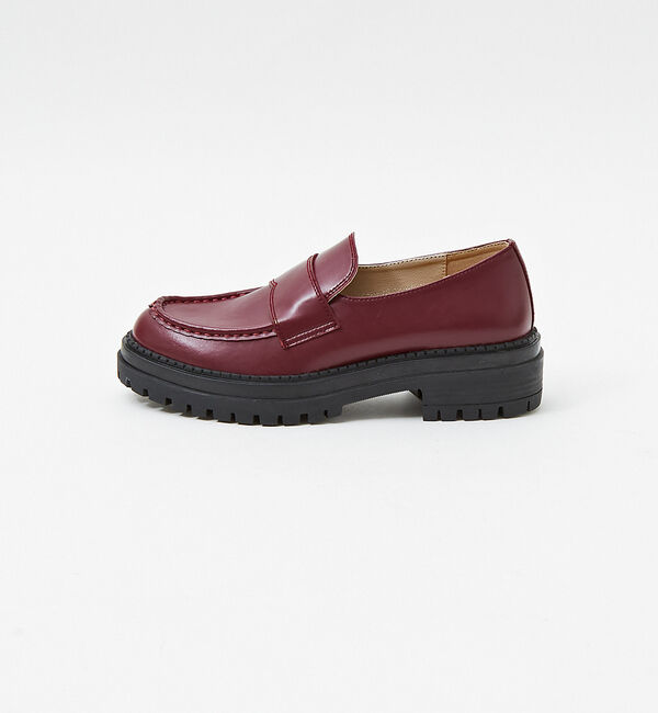 AU BANNISTER「【晴雨兼用】厚底ローファー」|ローファー|