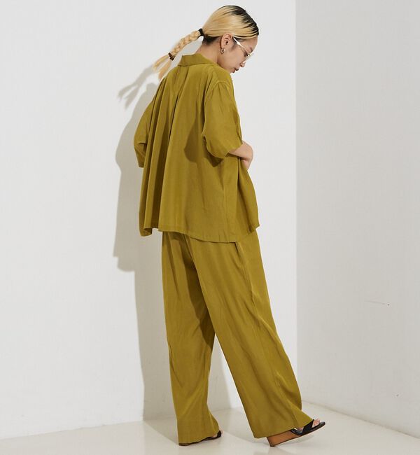 NOMINE「【セットアップ対応】ヴィンテージサテン ドロストコード パンツ」|その他|