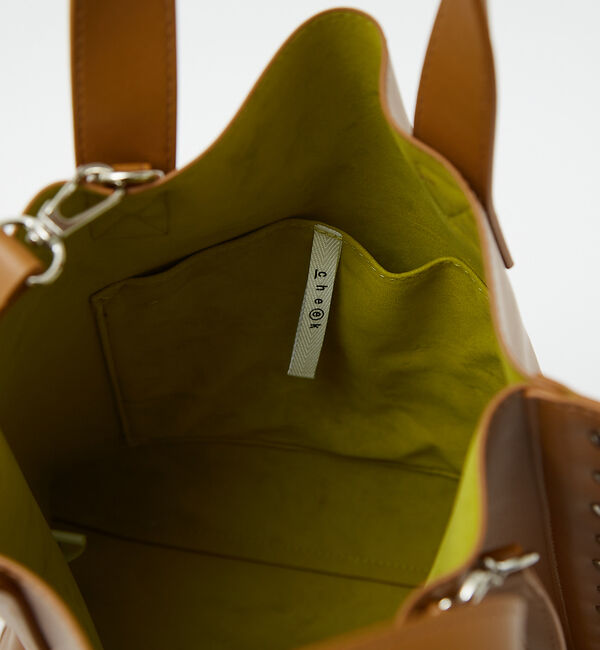 NOMINE「【cheek】rivet 2way tote 2WAY スタッズ トートバッグ」|トートバッグ|