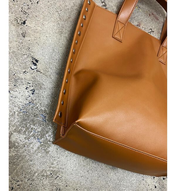 NOMINE「【cheek】rivet 2way tote 2WAY スタッズ トートバッグ」|トートバッグ|
