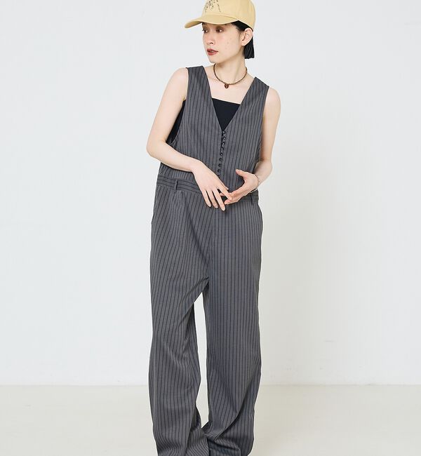 NOMINE「フロントボタンオールインワン【予約】」|オールインワン|