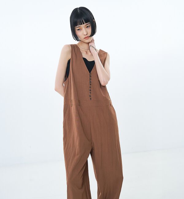 NOMINE「フロントボタンオールインワン【予約】」|オールインワン|