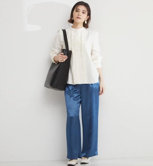 TIARA「リボンワイドストレートパンツ」|その他|