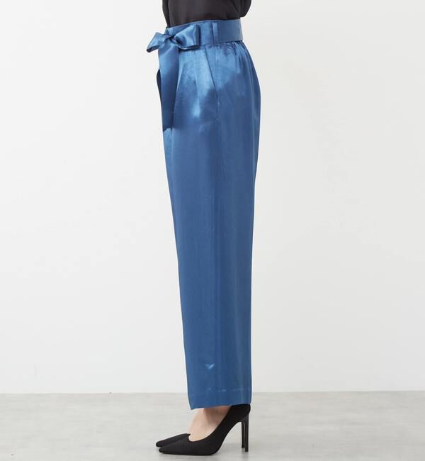 TIARA「リボンワイドストレートパンツ」|その他|