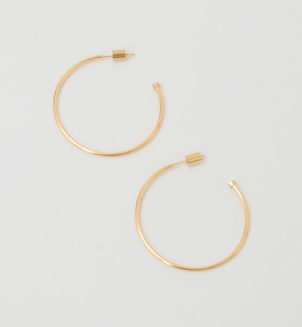 TIARA「【SOAC/ソーク】Hoop Pierce（L）」|ピアス|ゴールド