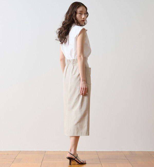 TIARA「フロントボタンタイトスカート」|スカート|