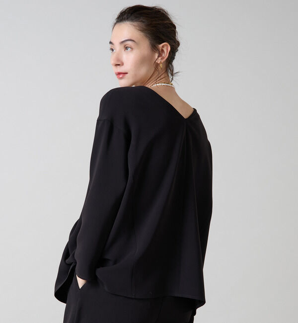 Liesse「バックフレアートップス」|シャツ・ブラウス|