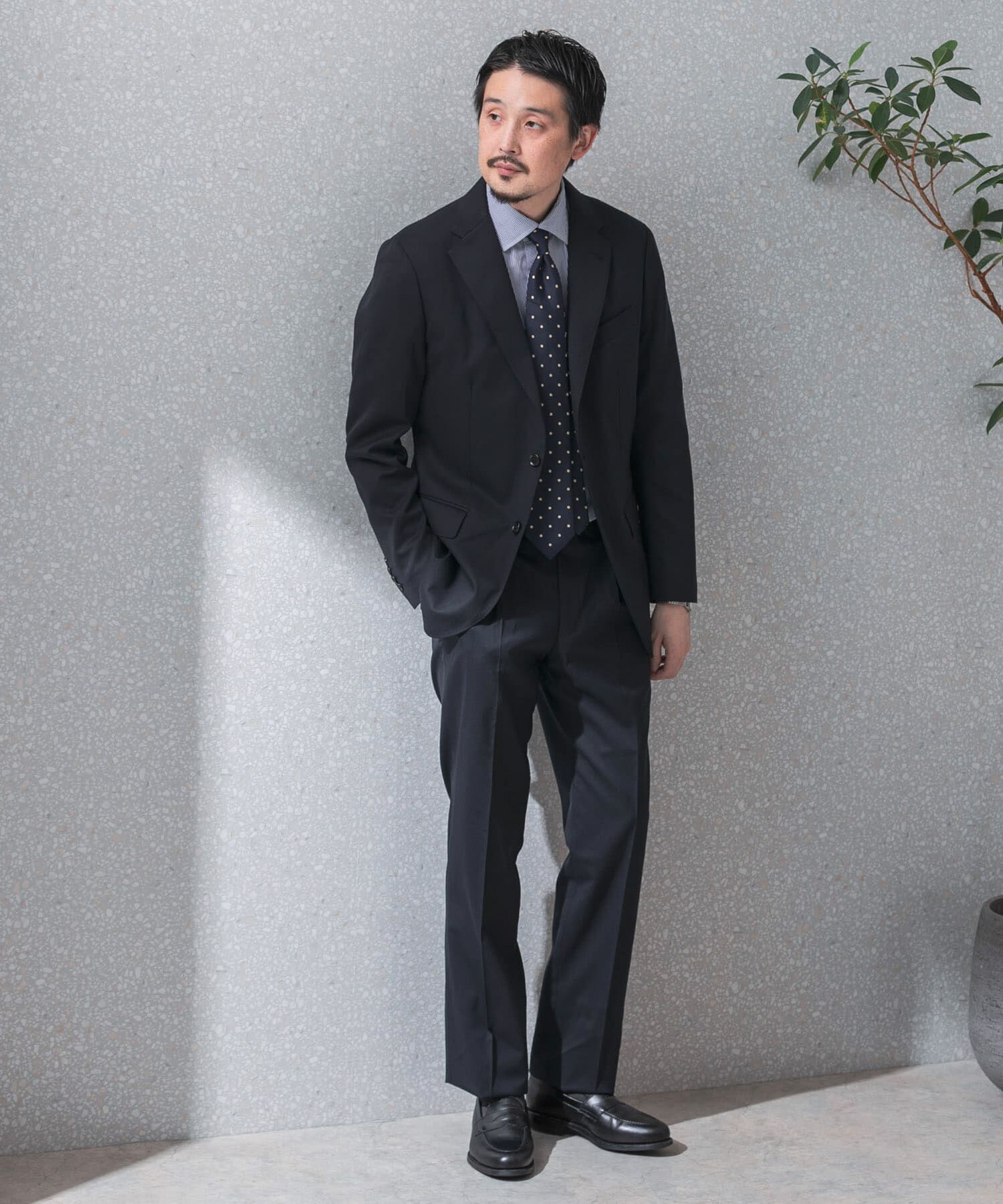 URBAN RESEARCH DOORS「LIFE STYLE TAILOR　ウォッシャブルストレッチパンツ」|スラックス|