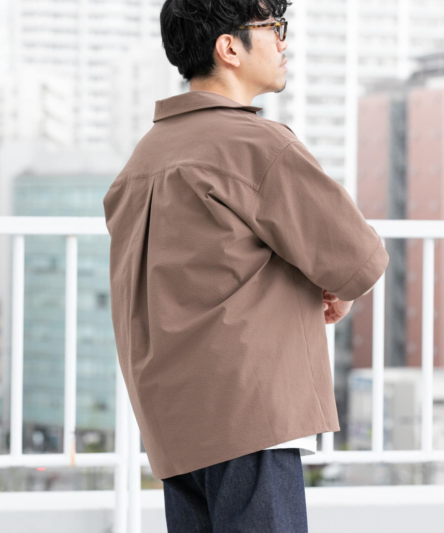 URBAN RESEARCH ROSSO「『WEB限定』『ｾｯﾄｱｯﾌﾟ対応/XLｻｲｽﾞあり』ｼｱｻｯｶｰｽｷｯﾊ 」|シャツ・ブラウス|