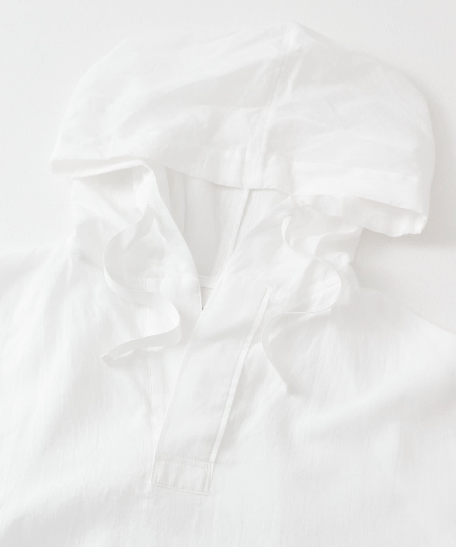 かぐれ「シアーフーディチュニック」|シャツ・ブラウス|