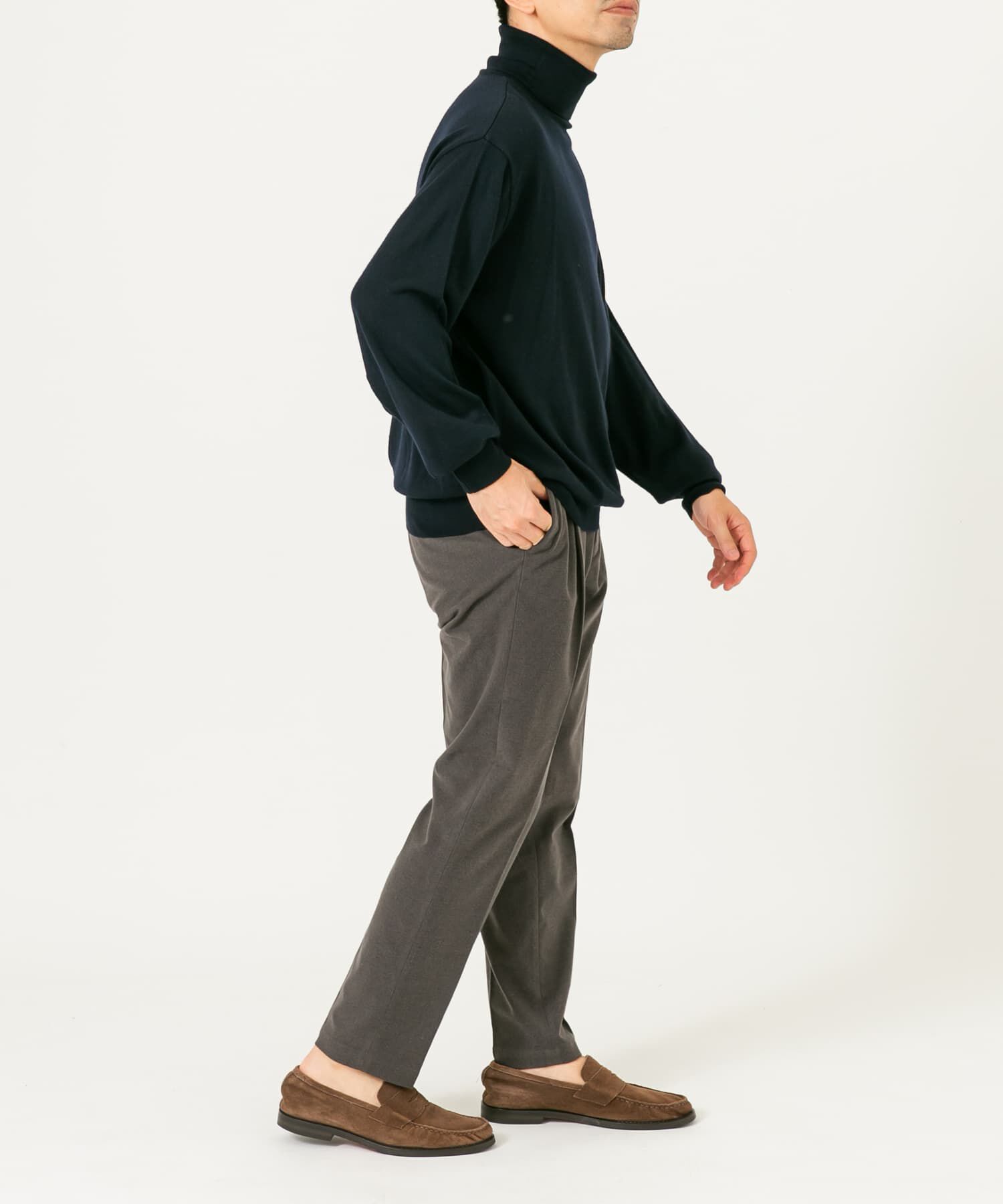 URBAN RESEARCH ROSSO「イタリア糸メリノウールタートルネックニット」|ニット・セーター|