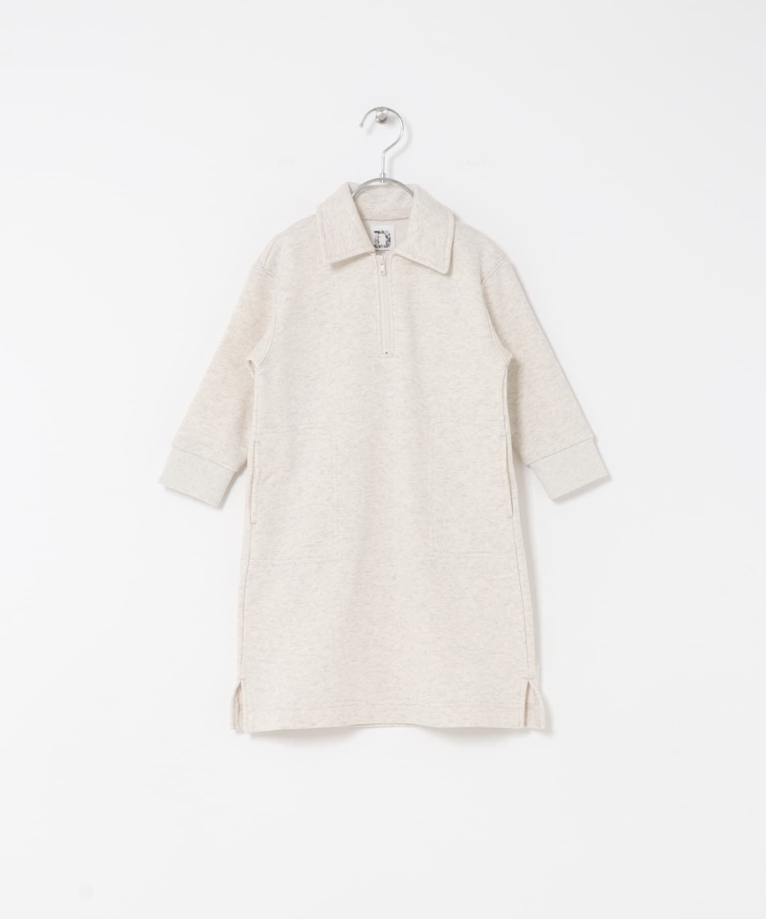 URBAN RESEARCH DOORS「『WEB/一部店舗限定サイズ』裏毛ハーフジップワンピース(KIDS)」|ワンピース|