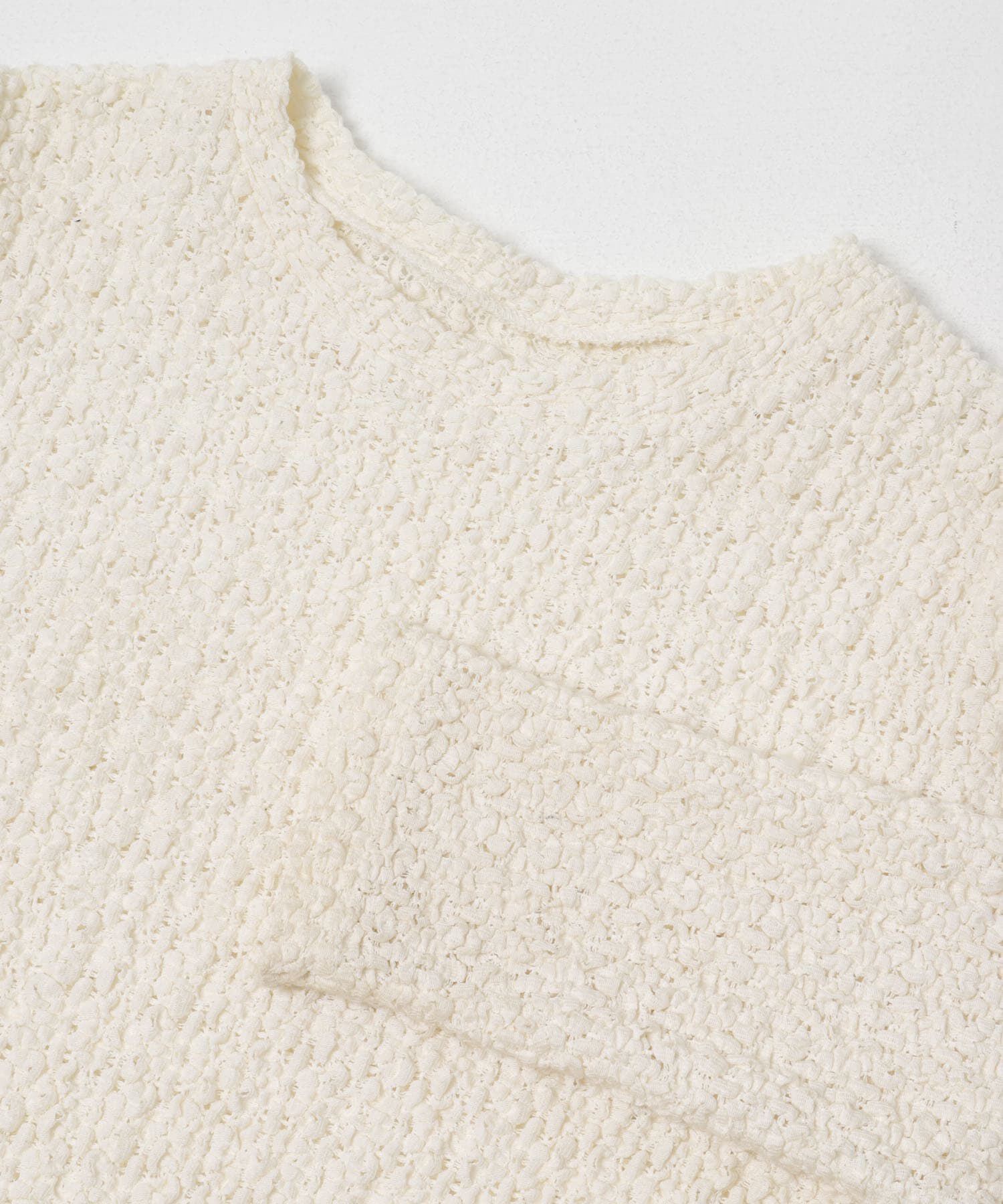 URBAN RESEARCH DOORS「ポコポコレースロングTシャツ」|Tシャツ・カットソー|