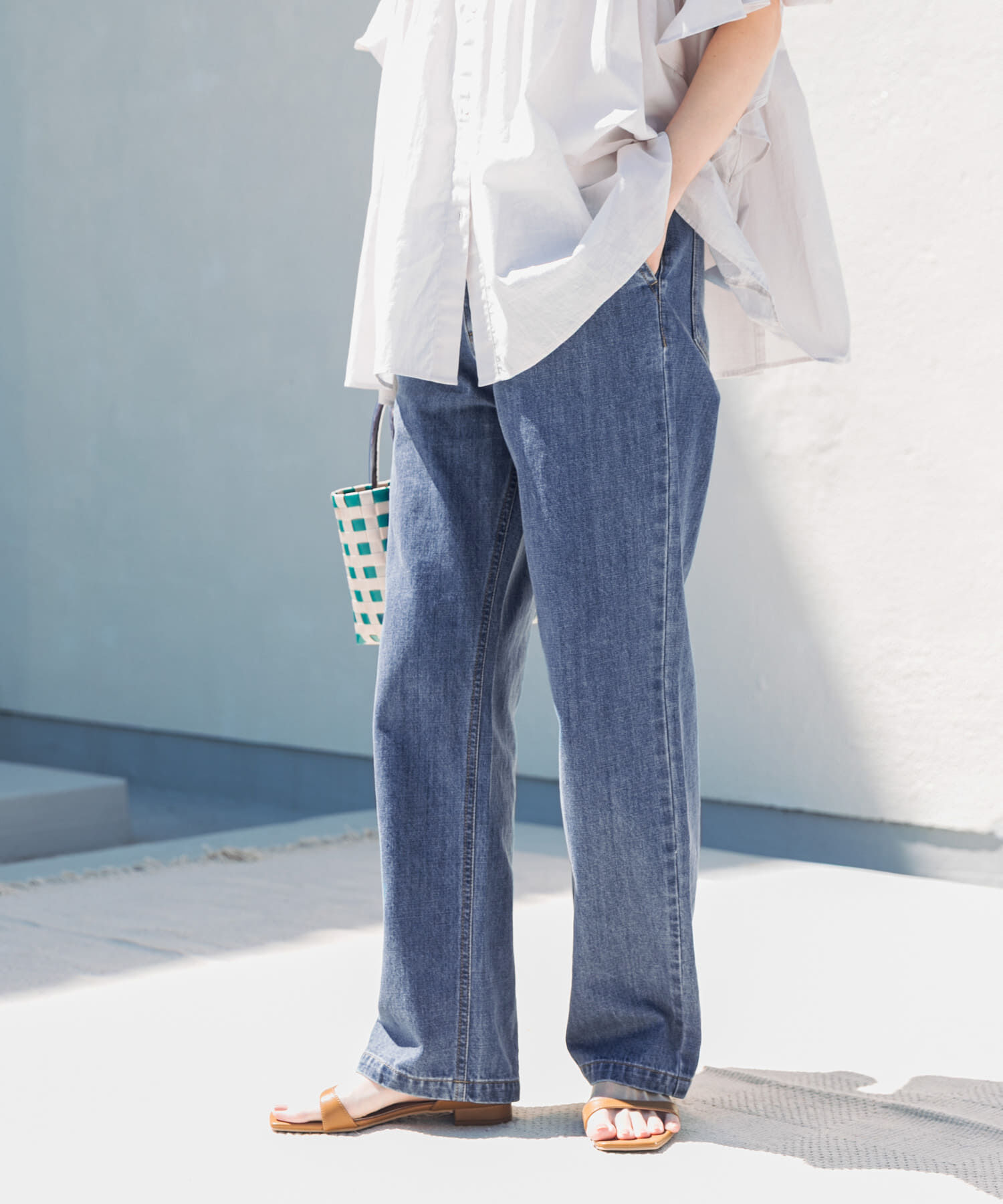 URBAN RESEARCH DOORS「デニムワイドパンツ」|その他|