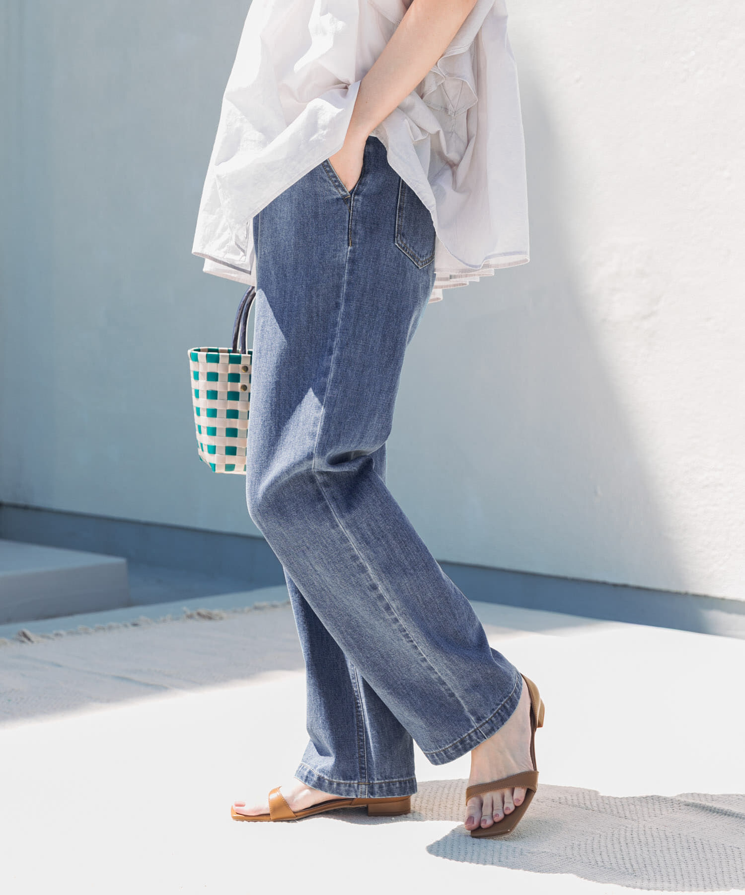 URBAN RESEARCH DOORS「デニムワイドパンツ」|その他|