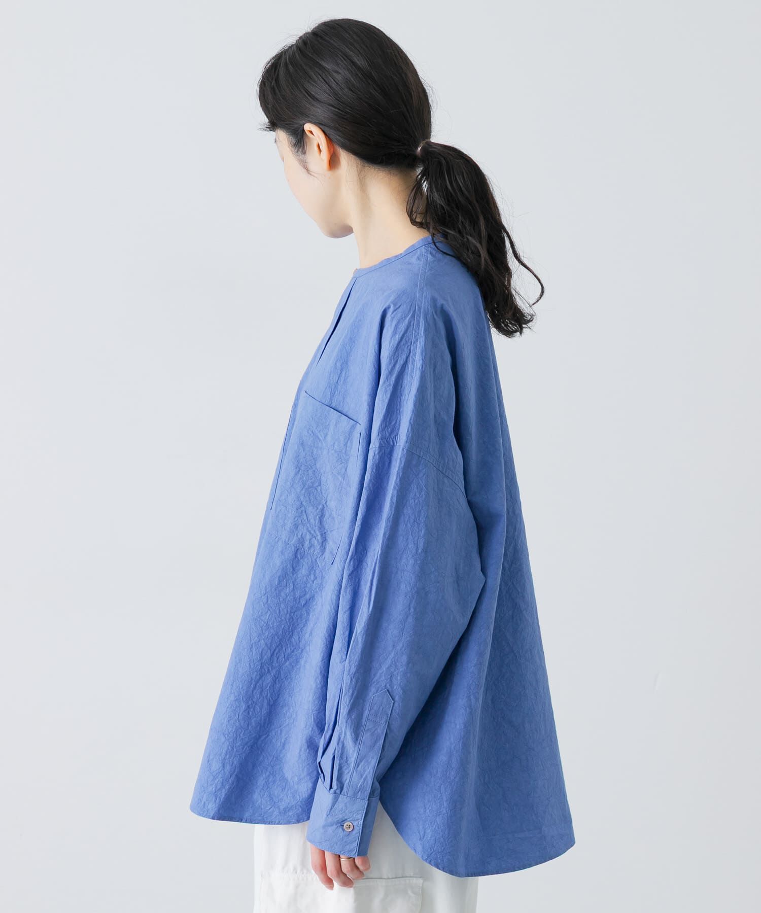 かぐれ「コットンリネンWポケットシャツ」|シャツ・ブラウス|