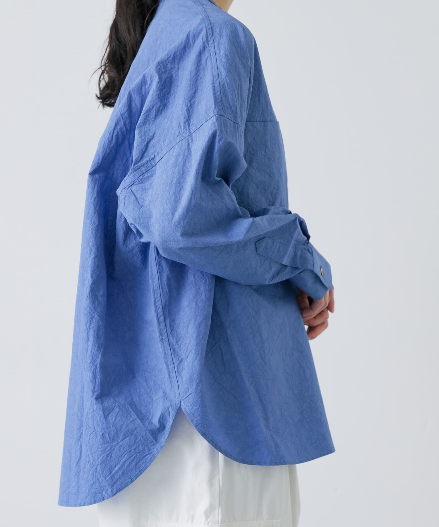 かぐれ「コットンリネンWポケットシャツ」|シャツ・ブラウス|