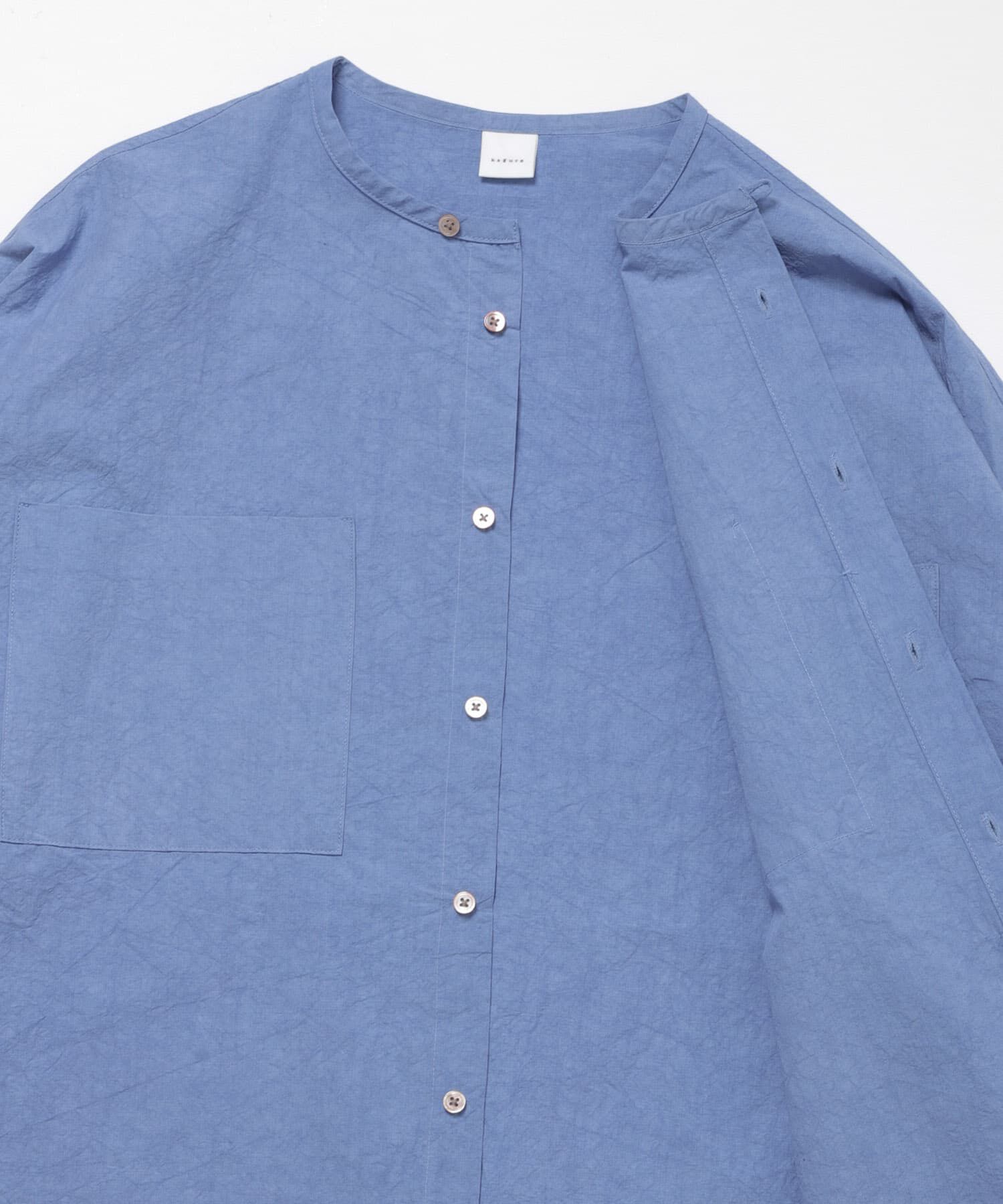 かぐれ「コットンリネンWポケットシャツ」|シャツ・ブラウス|