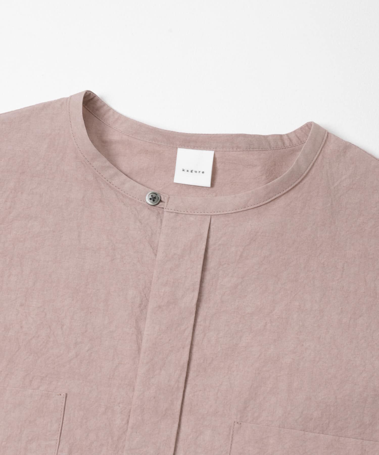 かぐれ「コットンリネンWポケットシャツ」|シャツ・ブラウス|