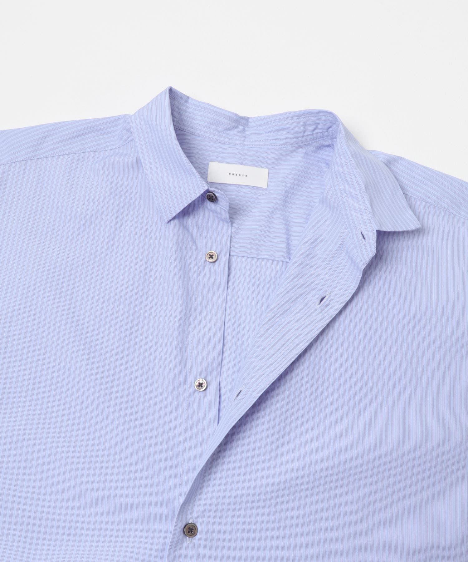 かぐれ「コットンストライプレギュラーシャツ」|シャツ・ブラウス|