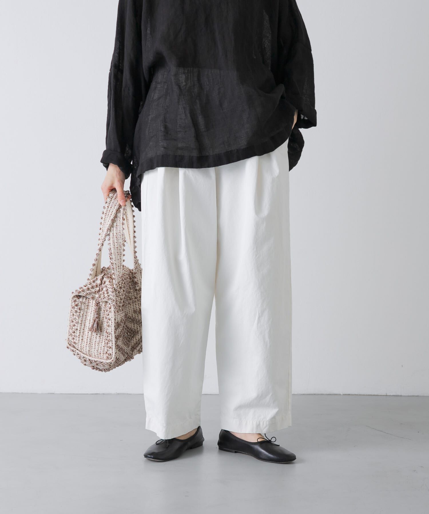 かぐれ「コットンテーパードイージーパンツ」|その他|