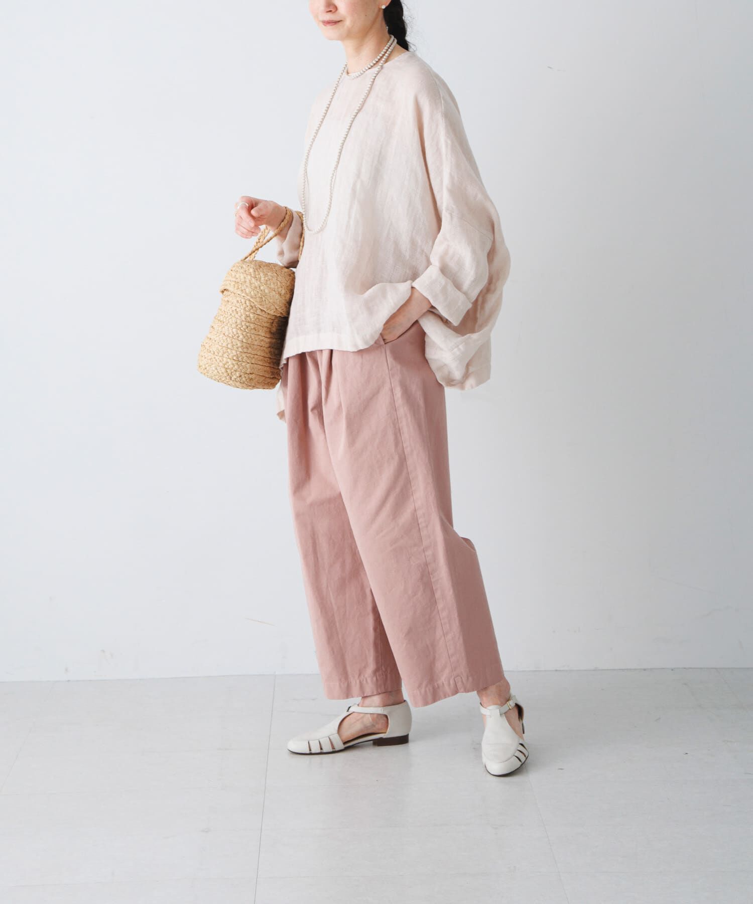 かぐれ「コットンテーパードイージーパンツ」|その他|