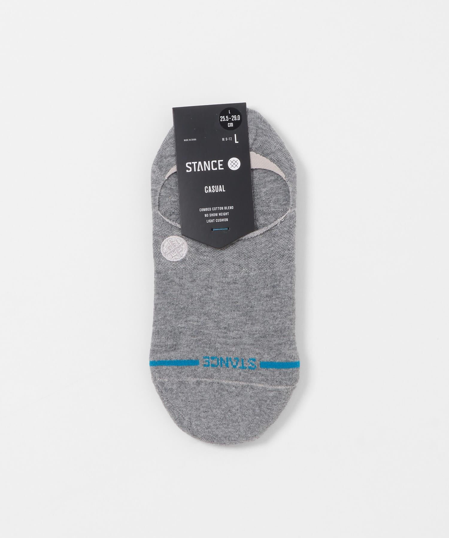 Sonny Label 「STANCE SOCKS　ICON NO SHOW」|ソックス|グレー
