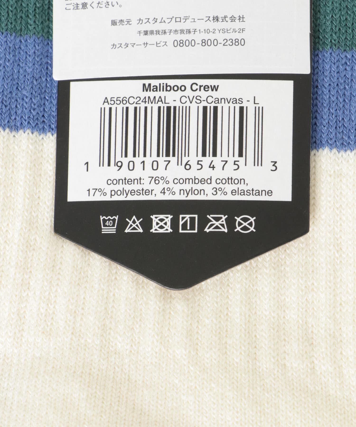 Sonny Label 「STANCE SOCKS　MALIBOO CREW」|ソックス|