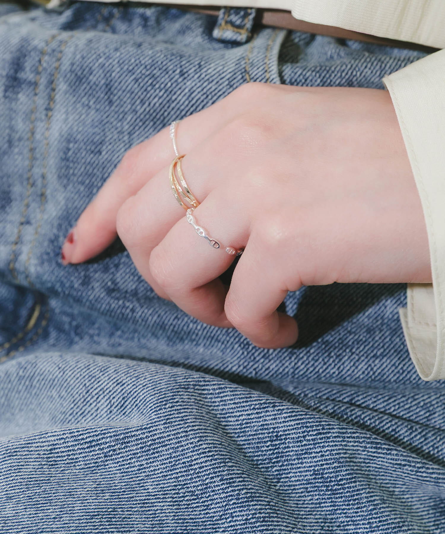 SMELLY「3セットリング」|リング|