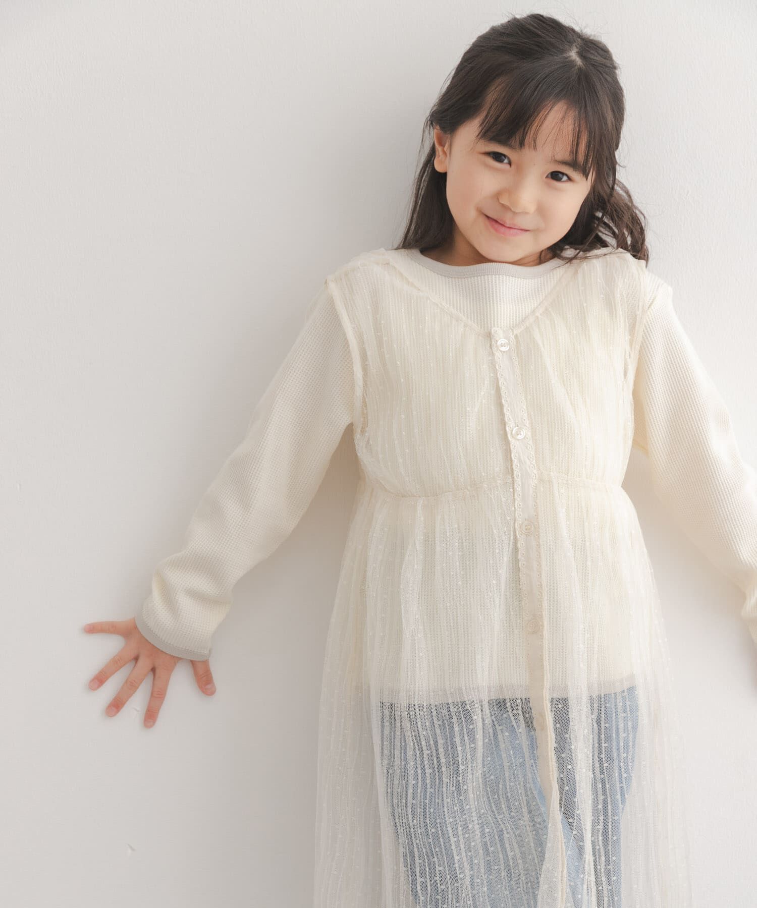 URBAN RESEARCH DOORS「『150サイズあり』チュールチュニック２WAYベスト(KIDS)」|その他|