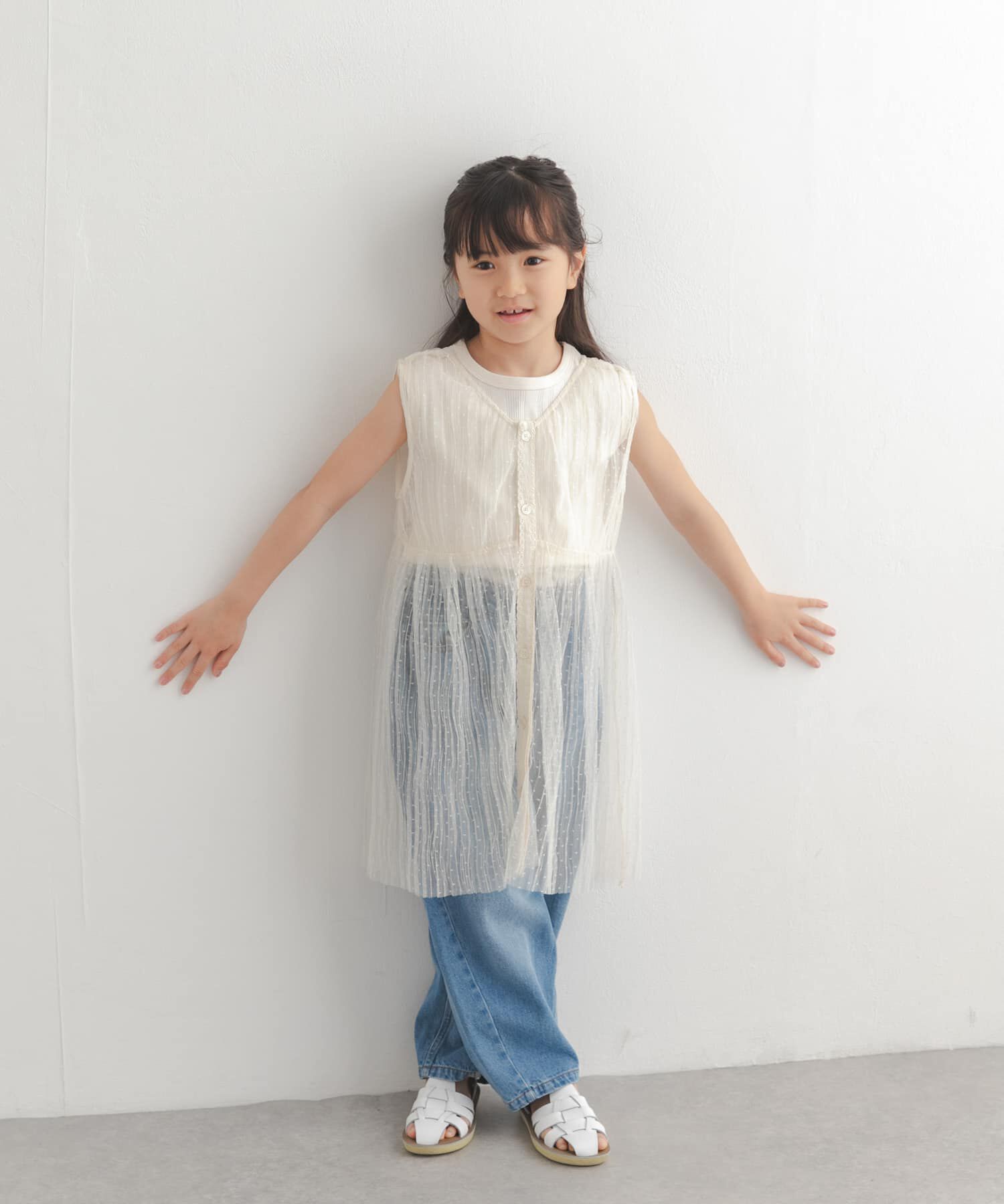 URBAN RESEARCH DOORS「『150サイズあり』チュールチュニック２WAYベスト(KIDS)」|その他|