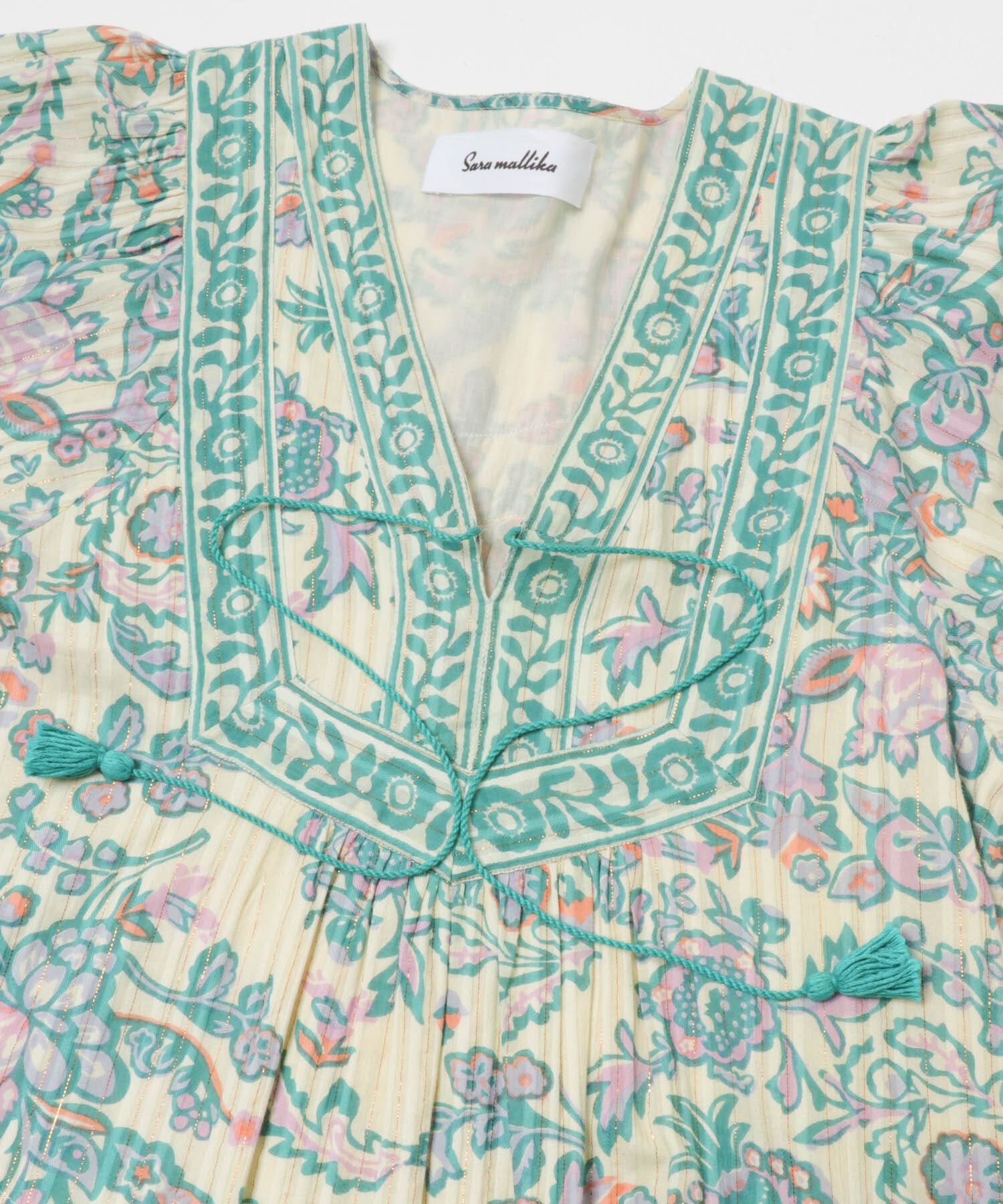 URBAN RESEARCH ROSSO「sara mallika　PAISLEY FLOWER PRINT DRESS」|ワンピース|