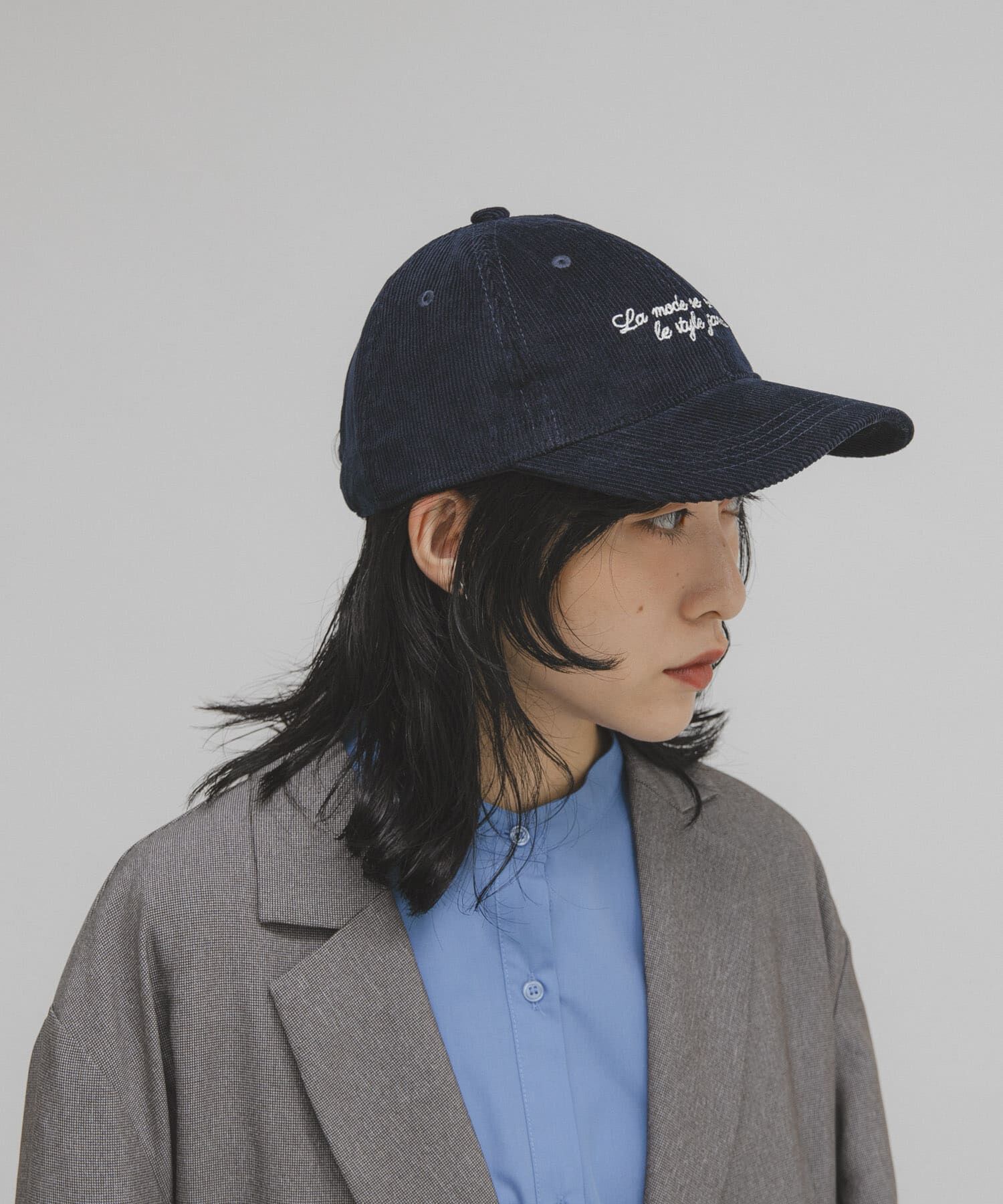  「エンブロイダリーコーデュロイCAP」|キャップ・キャスケット|