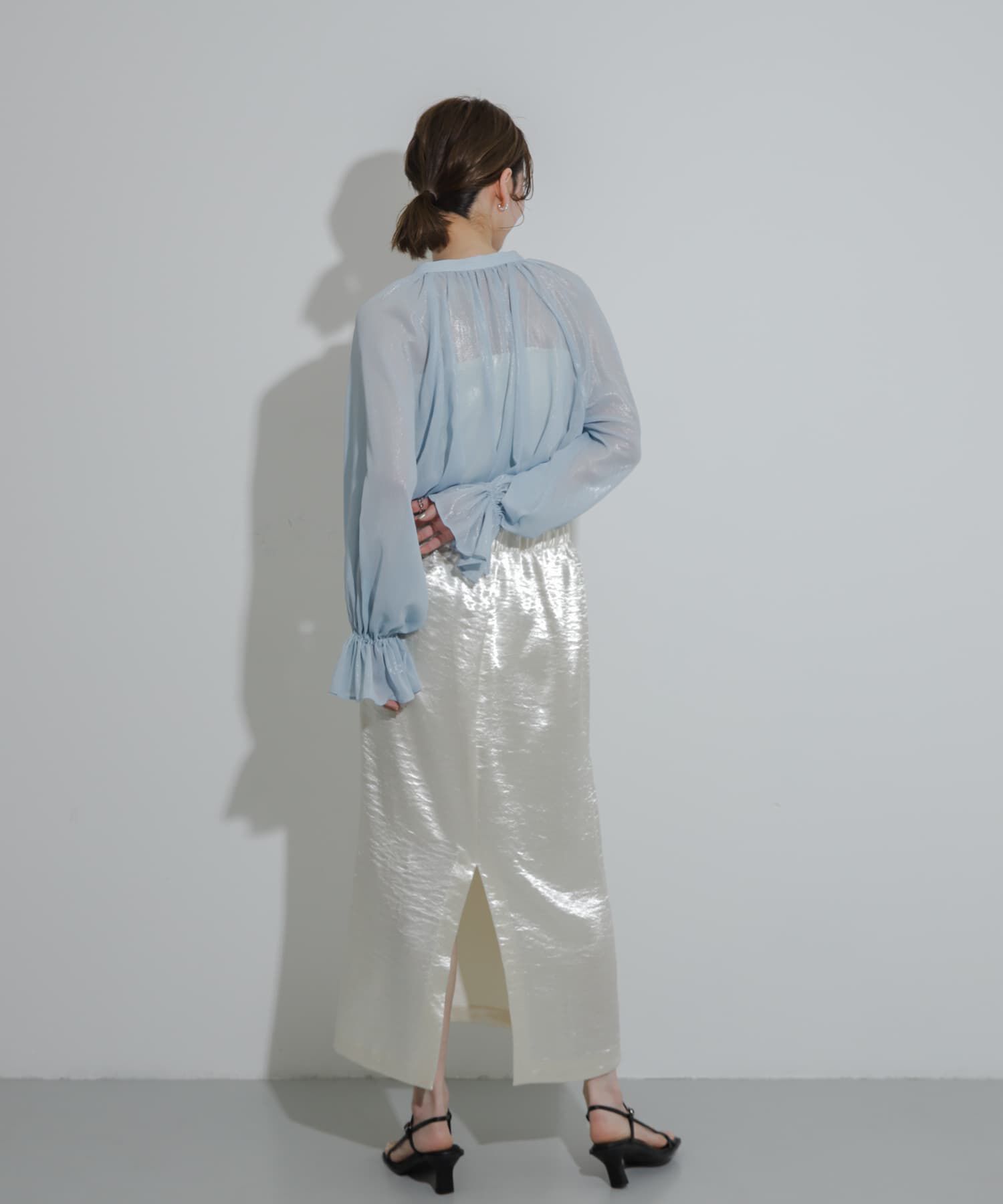 SENSE OF PLACE by URBAN RESEARCH「ハクプリントブラウス」|シャツ・ブラウス|