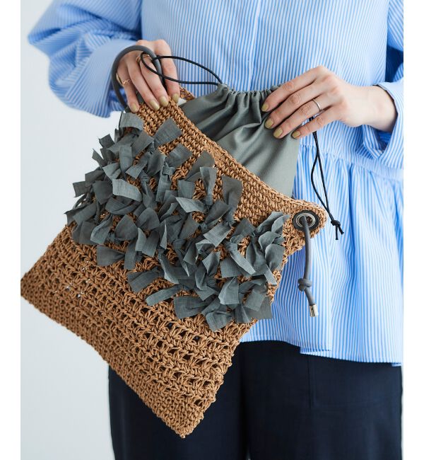 le.coeur blanc「ペーパーリボンショルダー」|ショルダー・メッセンジャー|