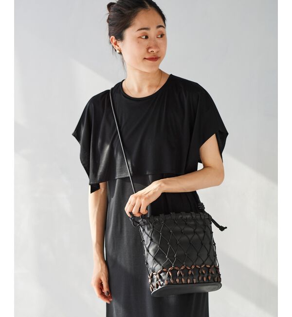 le.coeur blanc「BAGMATI レザー&times;コードショルダー」|ショルダー・メッセンジャー|