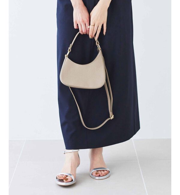 le.coeur blanc「AULENTTIハーフムーンミニショルダー」|ショルダー・メッセンジャー|